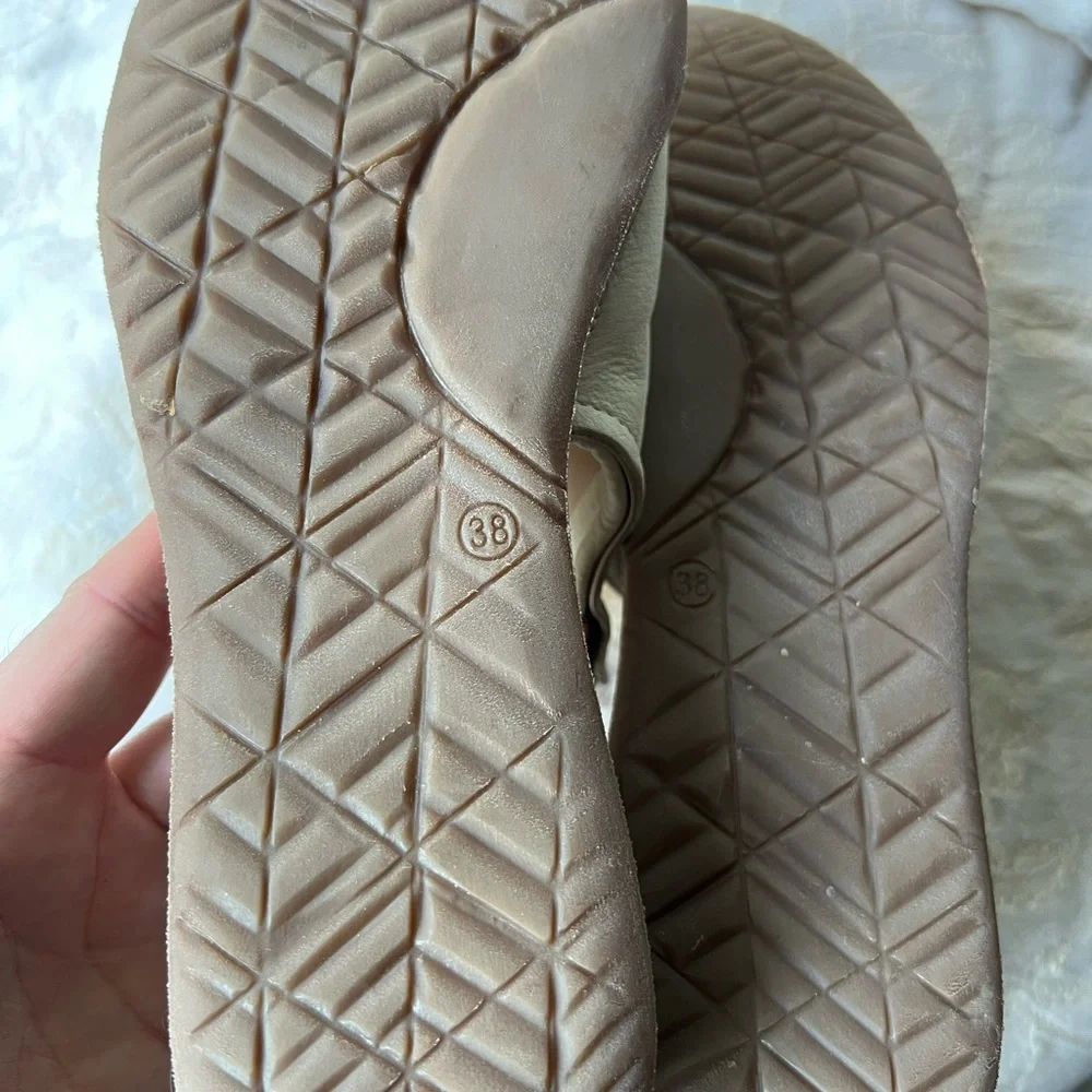 MIZ MOOZ Leather Sandal Found Linen Size 8 - Picture 6 of 6